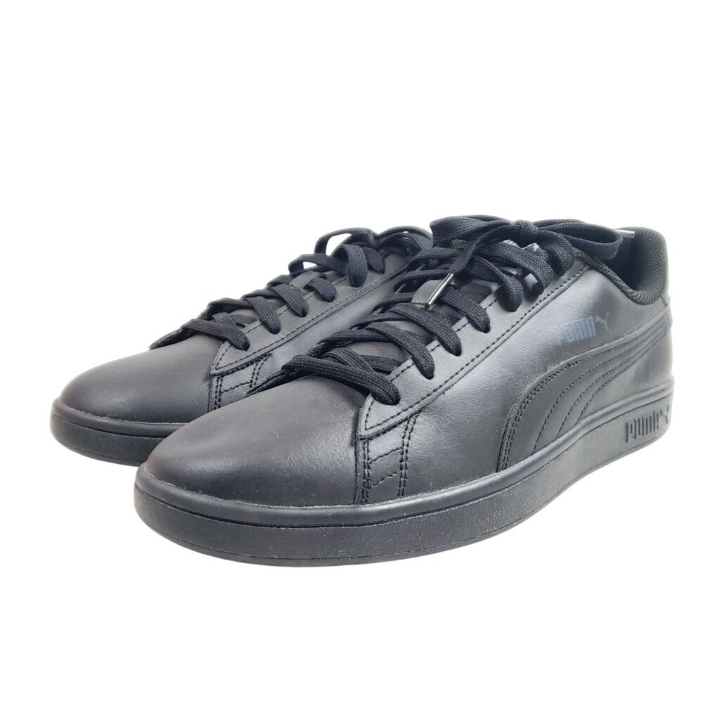 Puma Mens Size 10.5 Smash V2 Black Fashion Sneakers - Picture 2 of 9